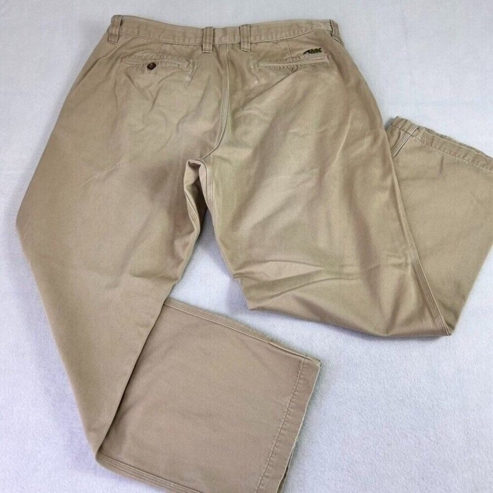 Mountain Khakis Jean Men 38x30 (36x29) Tan Teton Twill Relaxed Fit Gusseted Pant - Picture 4 of 13